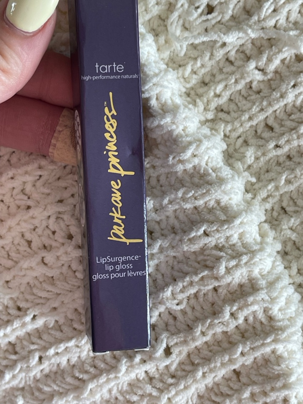 tarte LipSurgence Lip Gloss in Plum Packaging - park ave princess